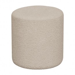 ArtichokJipRondePoefBouclStof34x36cm-Beige