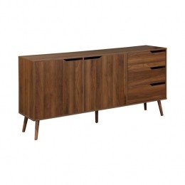 sweeek-Scandinavischdressoirwalnoothoutdecor2deuren160cm