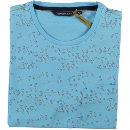 FellowsUnitedT-ShirtCrewNeckBallLightBlueM