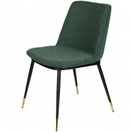 Puur-Larvikeetkamerstoelstofdonkergroen
