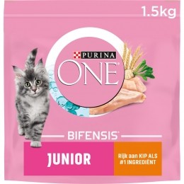 4xPurinaONEJuniorKip-VolkorenGranen15kg