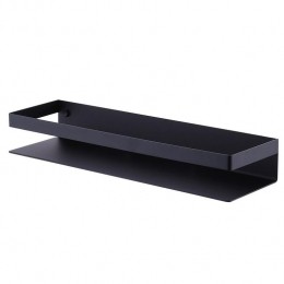 XIVADADoucherekTeca-Boren-Zelfklevend-Rvs-30CM-Zwart