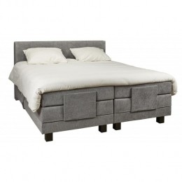 BoxspringSevilla-Grijs-Textiel-180x60x200cmBxHxD