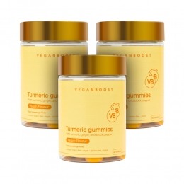 GratisVerzending3xVeganboostKurkuma60gummies