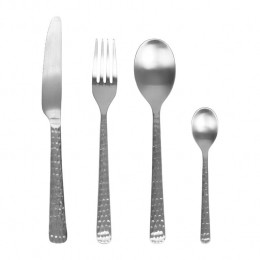 BrosteCopenhagenHuneHammeredBestekset16-delig-Zilver