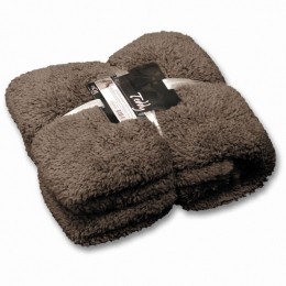 Plaidteddy200x150cmtaupedekenUniqueLiving-Uniqueliving