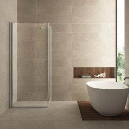 BWSDouchecabine100x100cmmetSwingdeur8mmNanoCoating