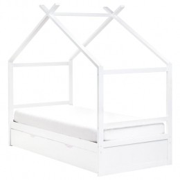 Beliani-ORGEVAL-Daybedvoorkinderen-Wit-90x200cm-Grenenhout