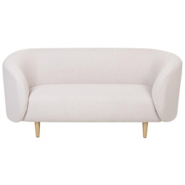 Beliani-LOEN-Tweezitsbank-Beige-Polyester