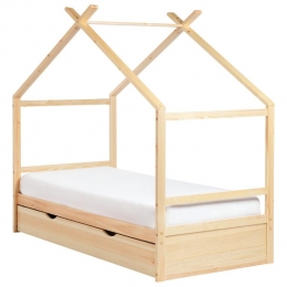 Beliani-ORGEVAL-Daybedvoorkinderen-Lichtbruin-90x200cm-Grenenhout