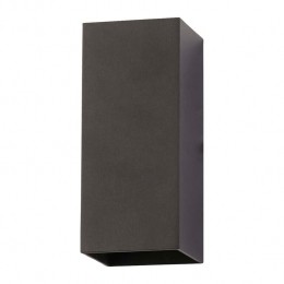 SearchlightWallWandlampVierkant-H154cm-Zwart