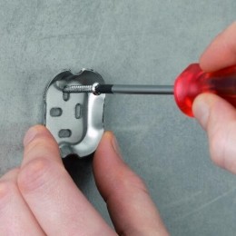 LucidoHaardrogerHoudermetWandbevestiging-Zilver-Kela