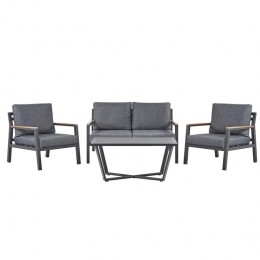 Beliani-DELIA-Loungesetvoor4-Grijs-Aluminium