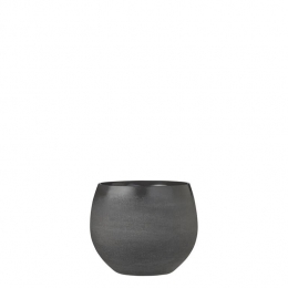 MicaDecorationsDouroBloempot-H15x18cm-Donkergrijs