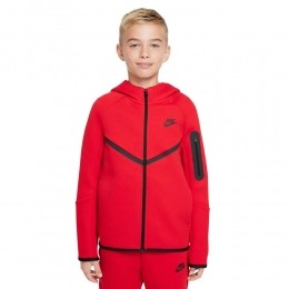 NikeSportswearTechFleeceVestKidsRoodZwart