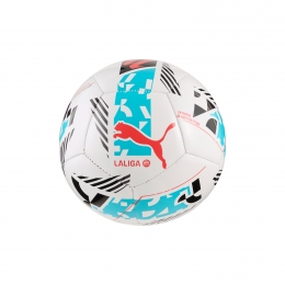 PUMAOrbitaLaLiga1MiniVoetbalMaat12025-2026WitBlauwZwart