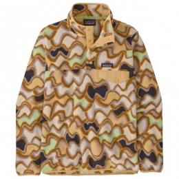 Patagonia-WomensLightweightSynchillaSnap-TFleecePullover-FleecetruimaatXLbeigebruin