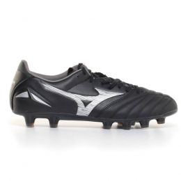 MizunoMoreliaNeoIVProGrasVoetbalschoenenFGZwartZilver