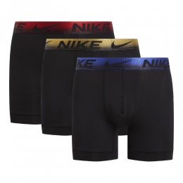 NikeDri-FITUltraStretchMicroBoxershort3-PackZwartBlauwGoudRood