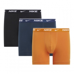 NikeEverydayCottonBoxershortBrief3-PackOranjeDonkerblauwZwart