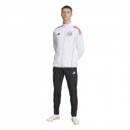 adidasAjaxPresentatieTrainingspakFull-Zip2025-2026WitZwartRood