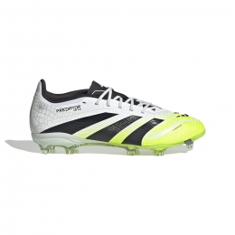 adidasPredatorEliteGrasVoetbalschoenenFGKidsWitZwartNeongeel