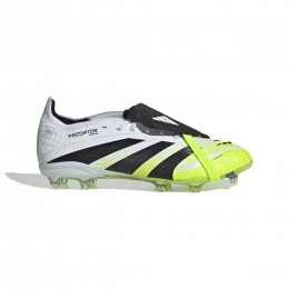 adidasPredatorEliteFTGrasVoetbalschoenenFGKidsWitZwartNeongeel