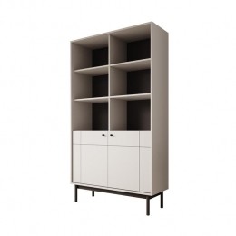 MeubellaVitrinekastJules2-Beige-104cm