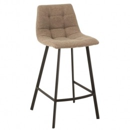 J-LinebarstoelStephane-textielmetaal-beige-2stuks