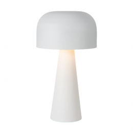 AtmoozMush-Tafellamp-Wit-Paddenstoel-Mushroom-25x45x25cm-Metaal