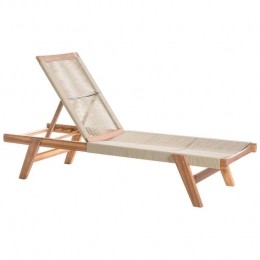 Beliani-PROSSEDI-Ligstoel-Beige-Acaciahout