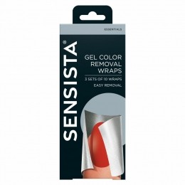 6xSensistaGelColorRemovalWraps3x10stuks