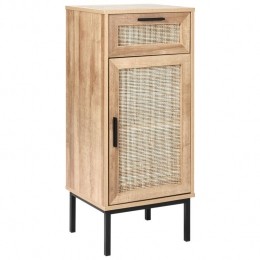 Beliani-ROSELL-Staandebadkamerkast-Lichthout-40x92cm-Vezelplaat
