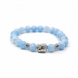 EdelsteenArmbandBlauweAgaatmetBoeddha