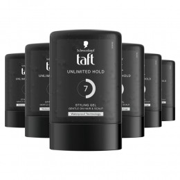 6xTaftMenPowerGelUnlimitedHold7300ml