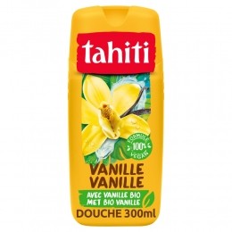 3xTahitiVeganDouchegelVanille300ml