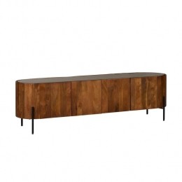 TV-MeubelBogen-Bruin-Hout-180x52x40cmBxHxD