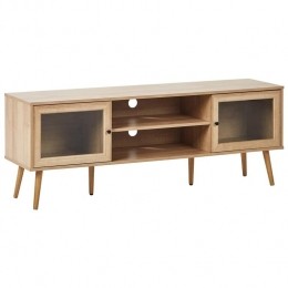 Beliani-ALBANY-TV-meubel-Lichthout-Vezelplaat