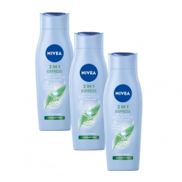 3xNivea2-in-1ShampooConditionerCareExpress250ml