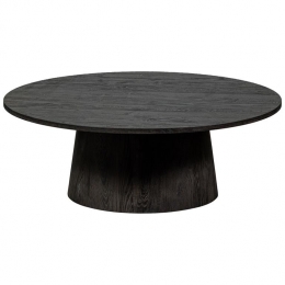 WOOODMaanSalontafel-MDF-Donkerbruin-35x100x100