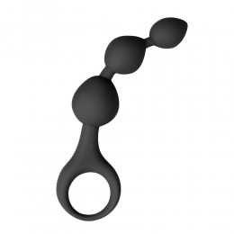 EasytoysSiliconenAnaleKralenDildoZwart
