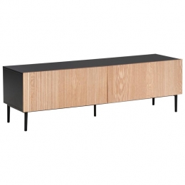 Beliani-BLYTHE-TV-meubel-ZwartBruin-MDF