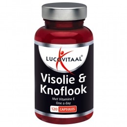 GratisVerzending2xLucovitaalVisolieKnoflook120capsules