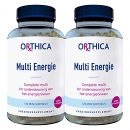 GratisVerzending2xOrthicaMultiEnergie120softgels