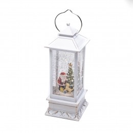 KerstlantaarnLEDmetkerstmanenhondKonstsmide-Konstsmide