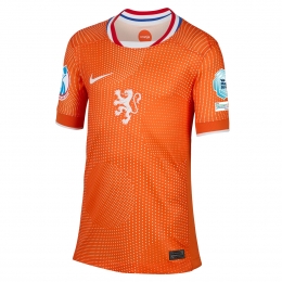 NikeNederlandThuisshirtOranjeLeeuwinnen2025-2027KidsEK2025Badges