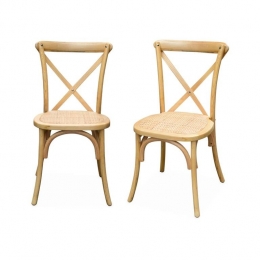 sweeek-Vintagehoutenbistrostoelsetvan2