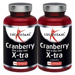 GratisVerzending2xLucovitaalCranberryX-traOneaDay240capsules