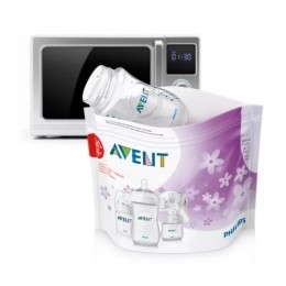 PhilipsAvent-MicrogolfSterilisatieZakjes-SnelSteriliseren-5stuks