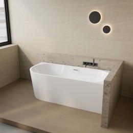 HalfVrijstaandHoekbadBWSDanielleRechts180x80Wit